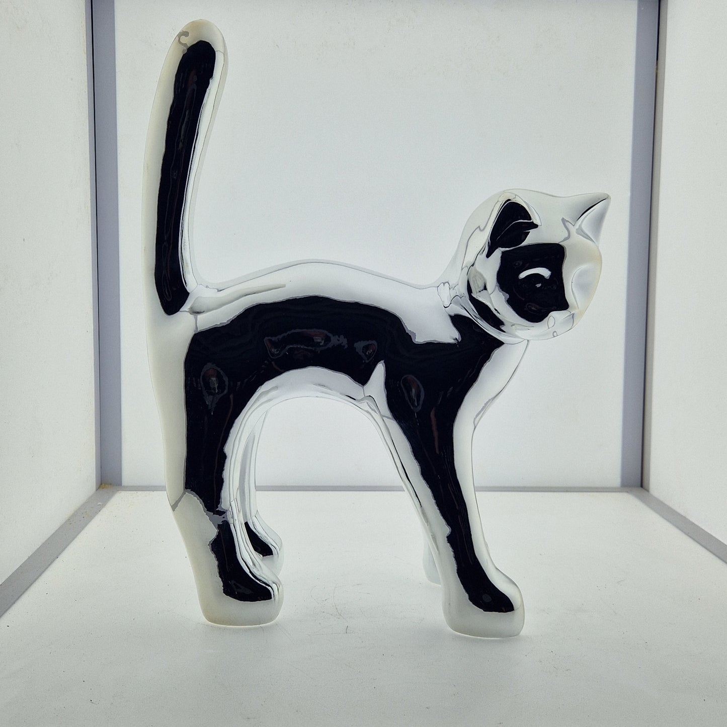 Chat chrome 45cm - Art du château