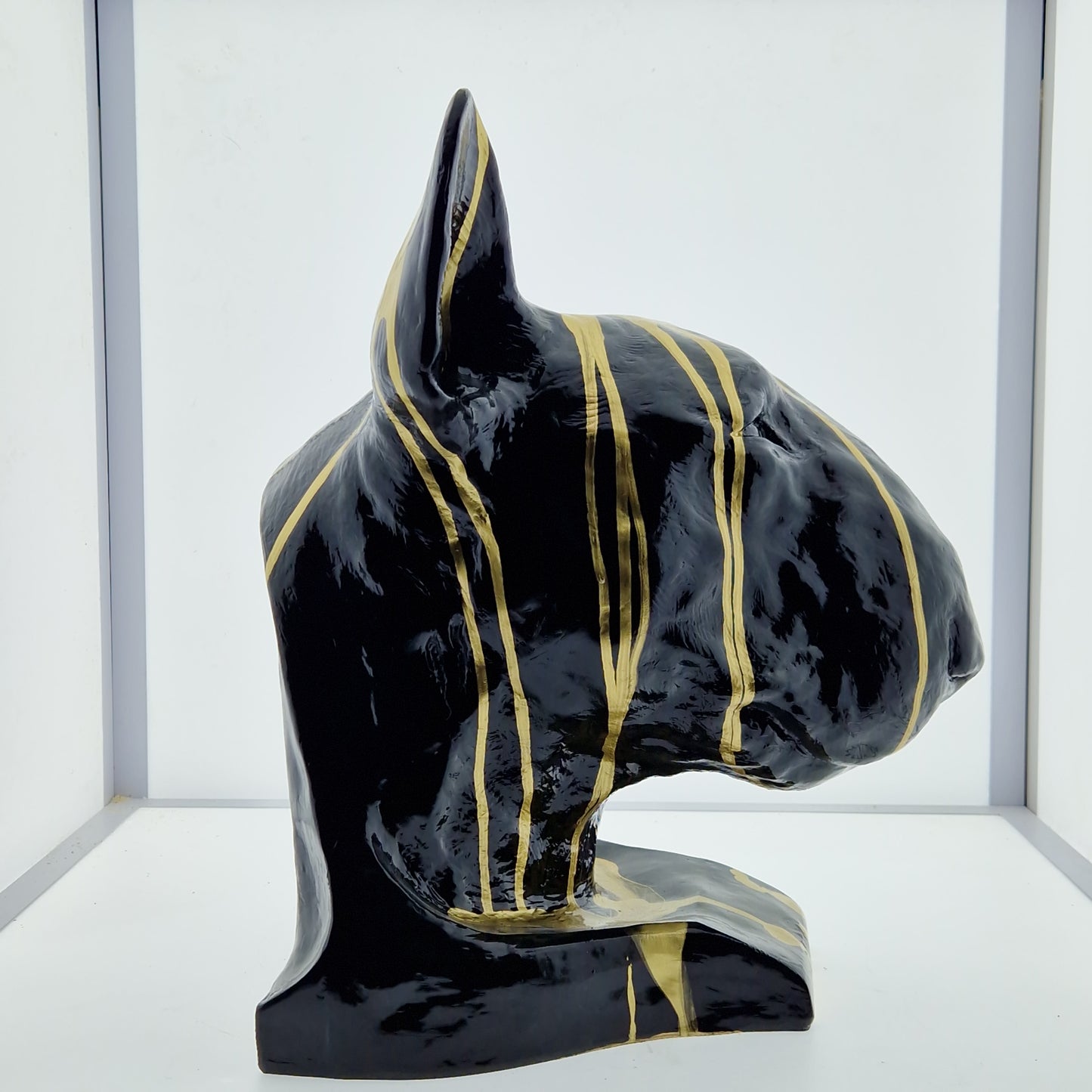 Tete bull terrier 38cm - Art du château