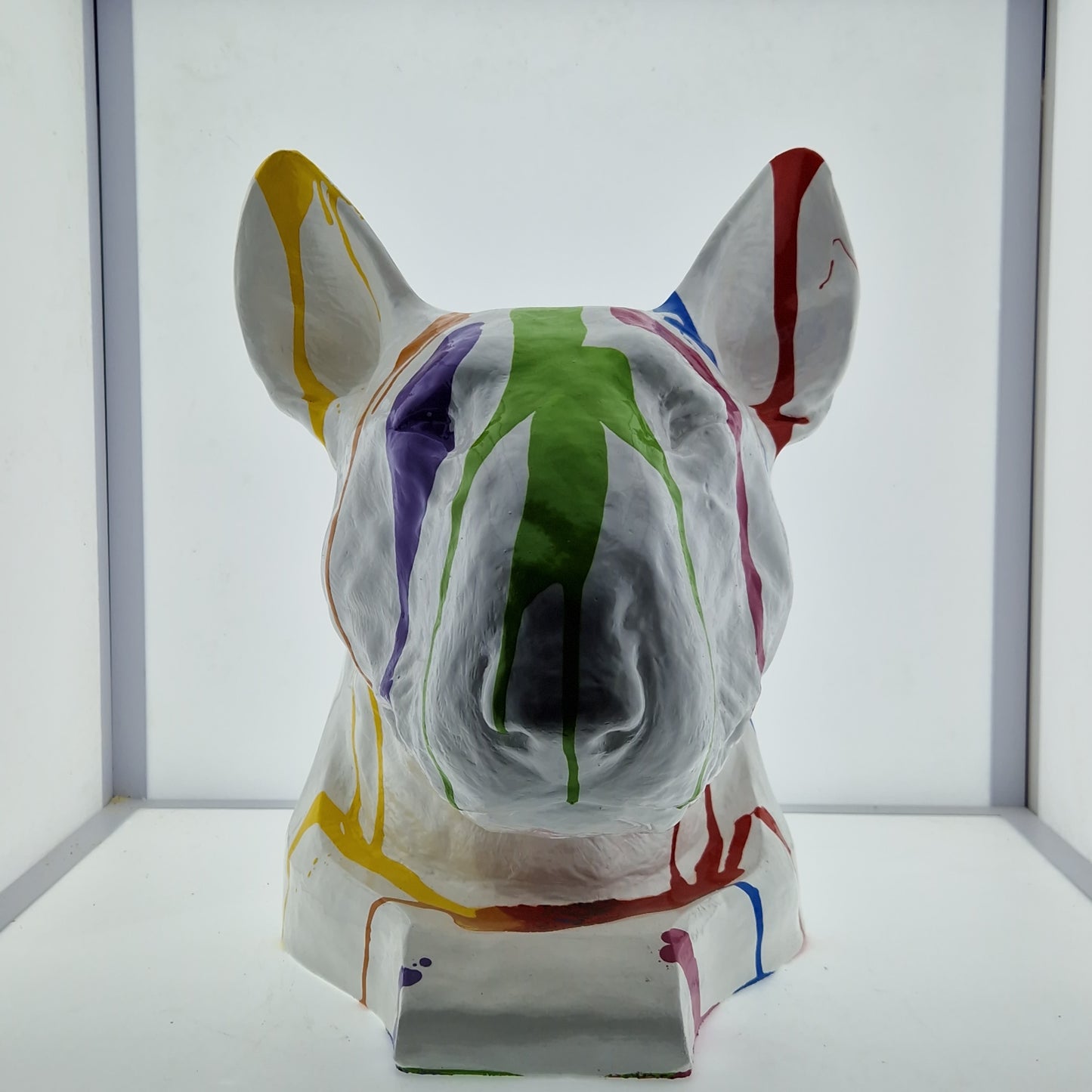 Tete bull terrier 38cm - Art du château