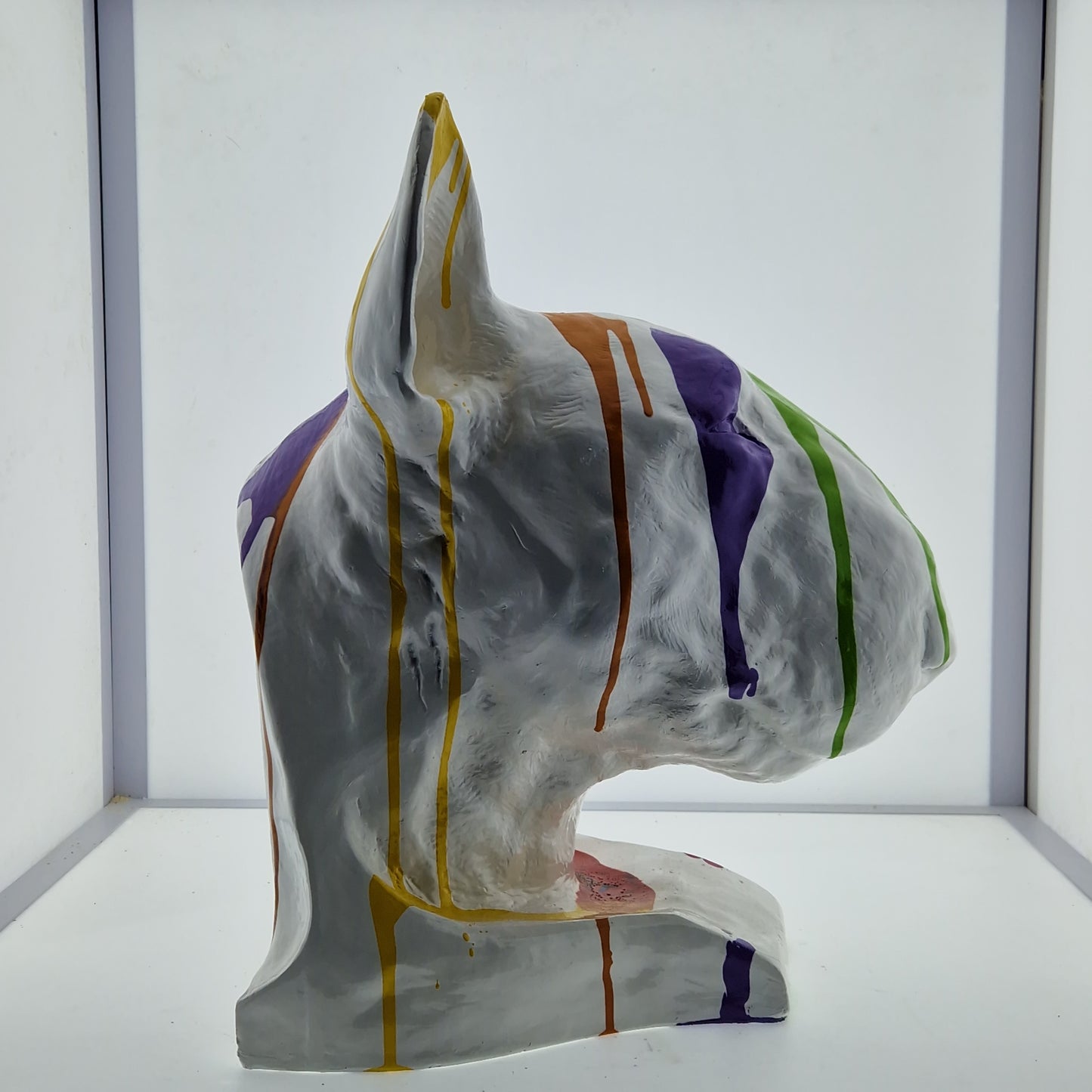 Tete bull terrier 38cm - Art du château