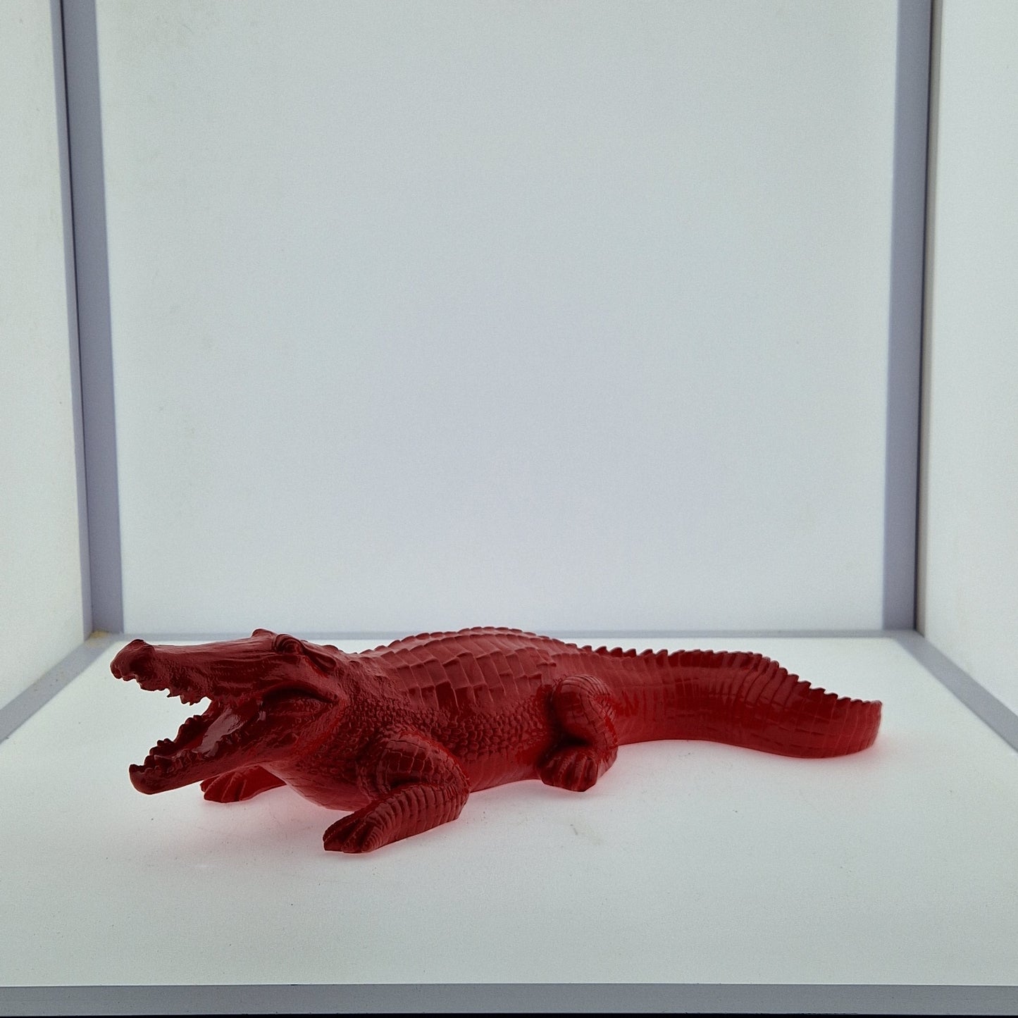 Crocodile allongé 44cm - Art du château