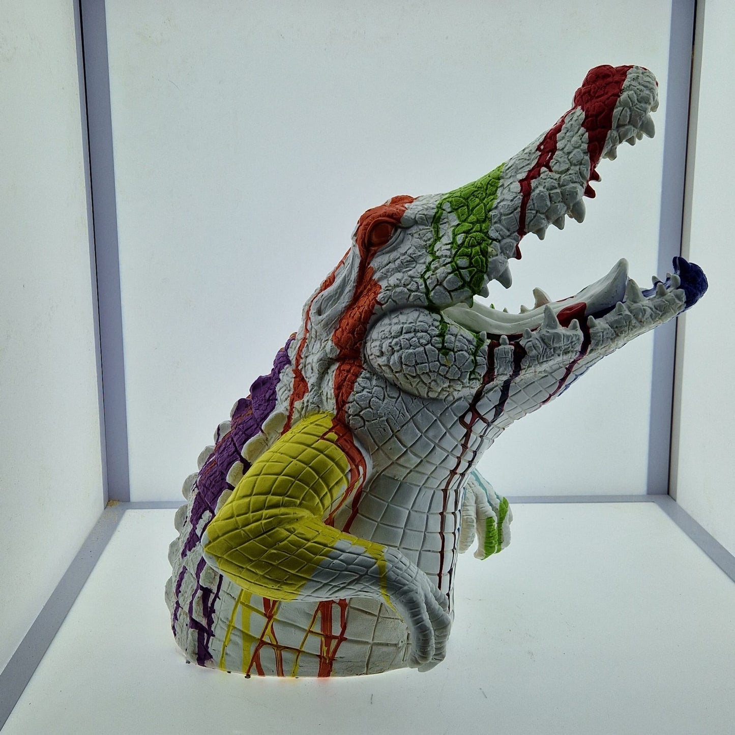 Statut Crocodile Trash 45cm - Art du château