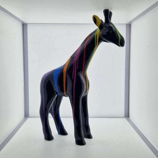 Girafe 56cm noir trash - Art du château