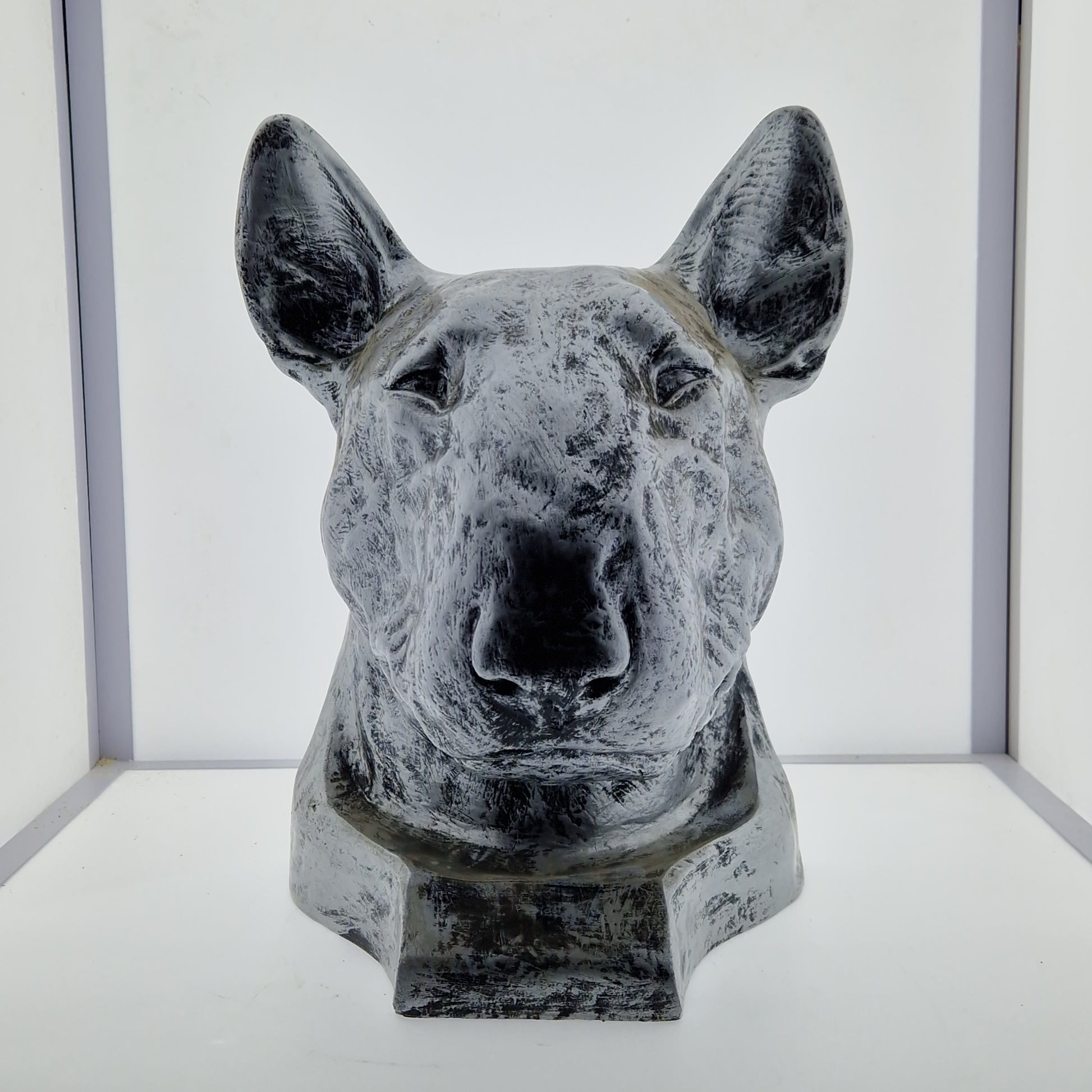 Tete bull terrier 38cm - Art du château