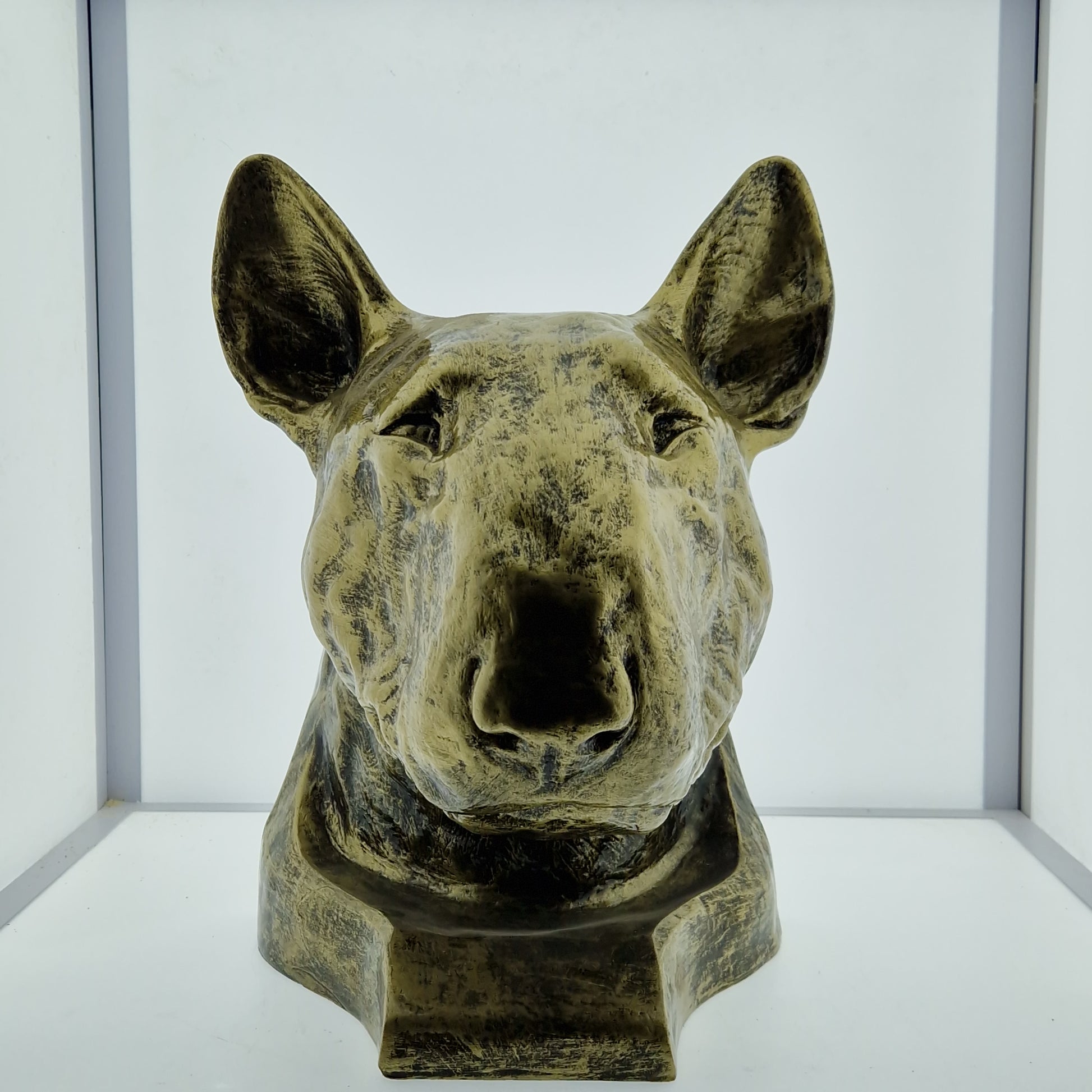 Tete bull terrier 38cm - Art du château