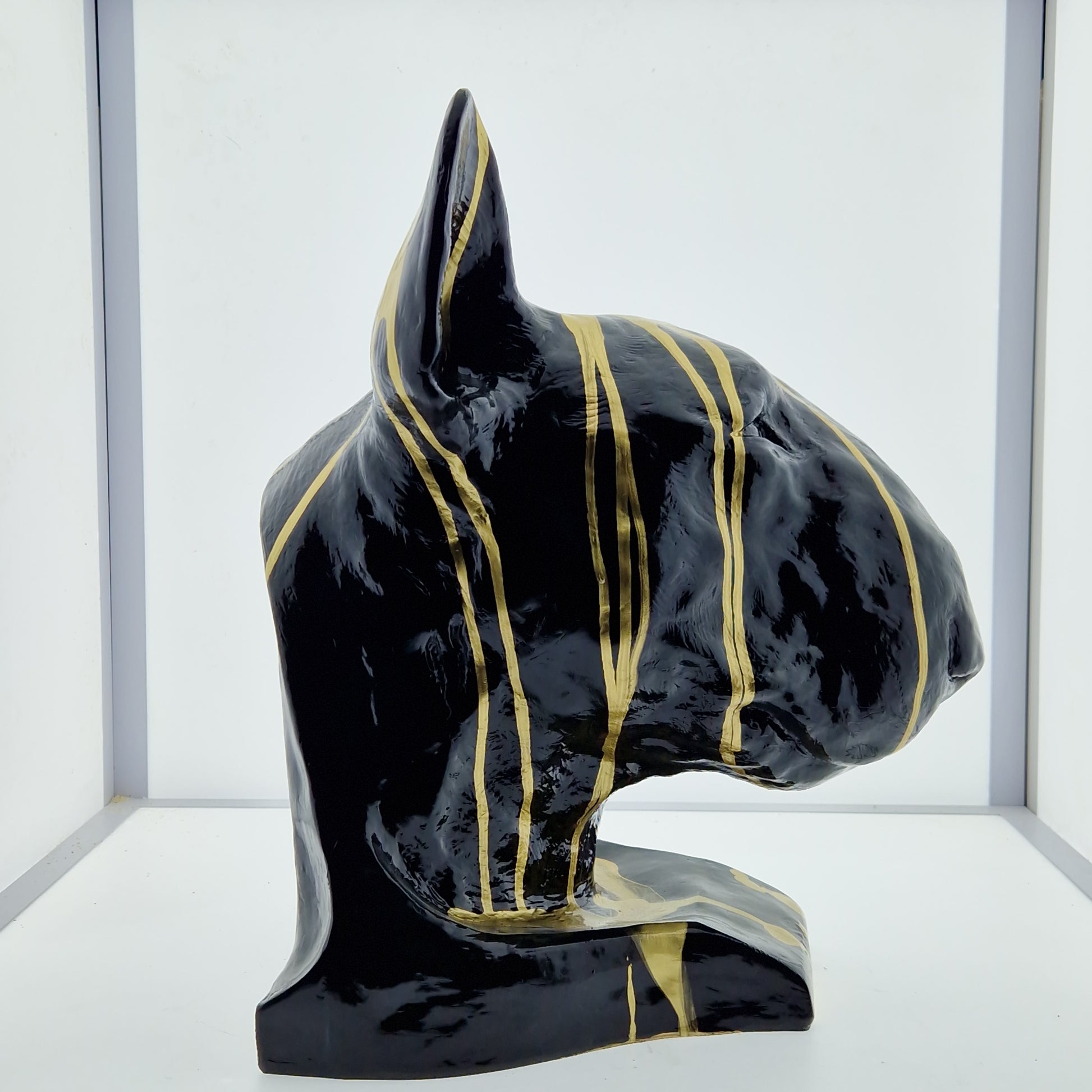 Tete bull terrier 38cm - Art du château