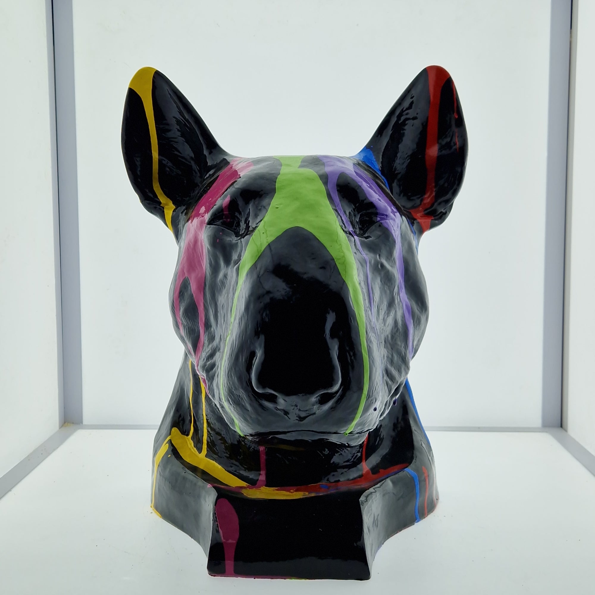 Tete bull terrier 38cm - Art du château