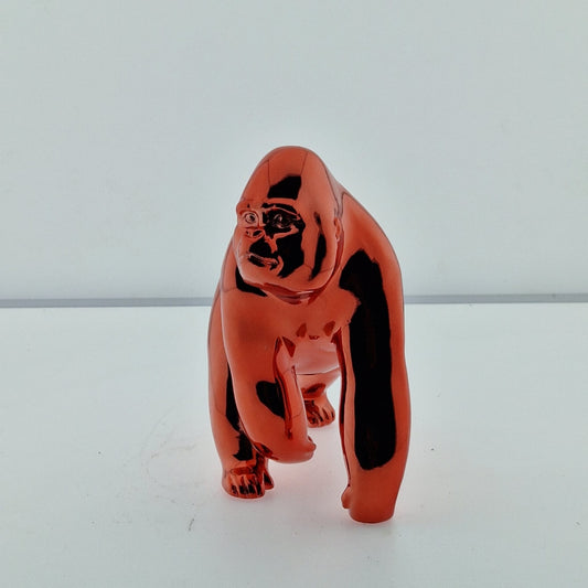 Statut Gorille chrome rouge - Art du château