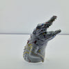 Statut Mini Crocodile blanc Splatch 15x12x18cm - Art du château