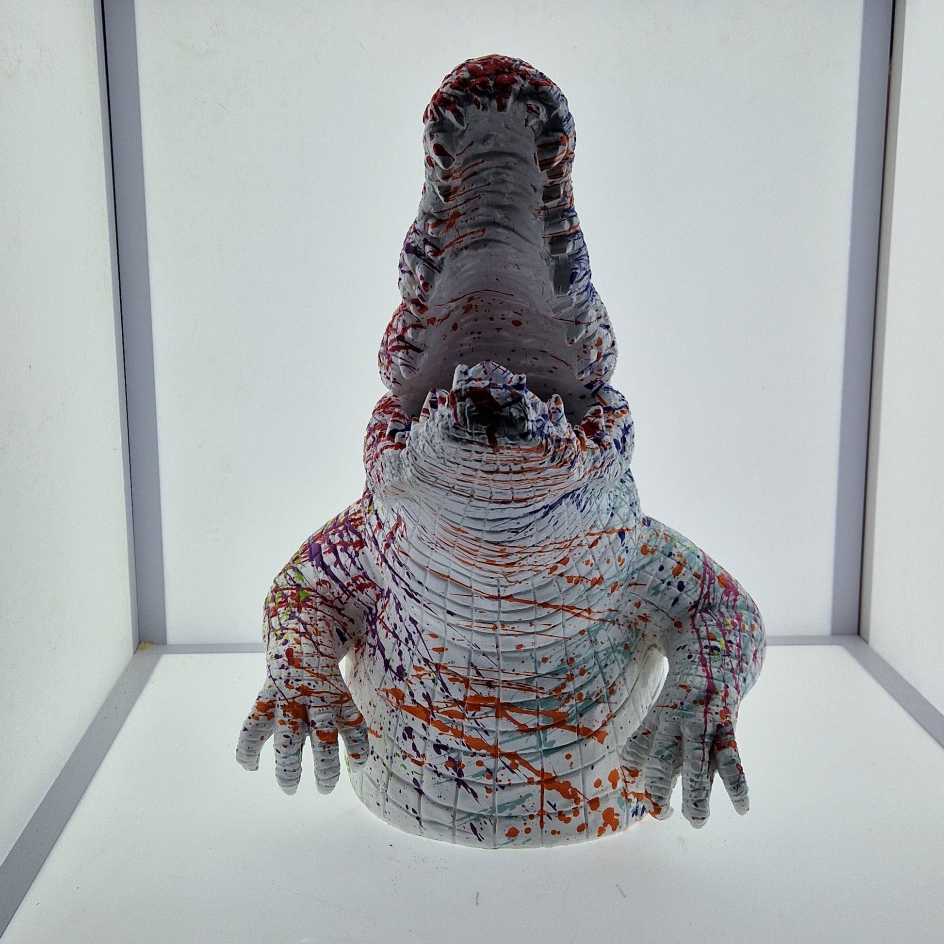 Statut Crocodile Splatch 45cm - Art du château