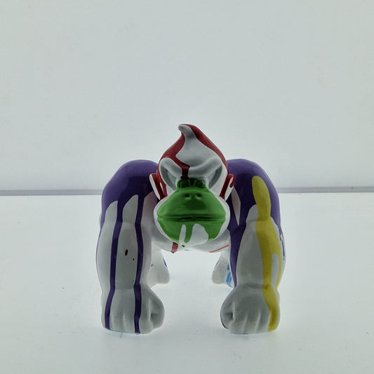 Statut gorille splatch blanc - Art du château